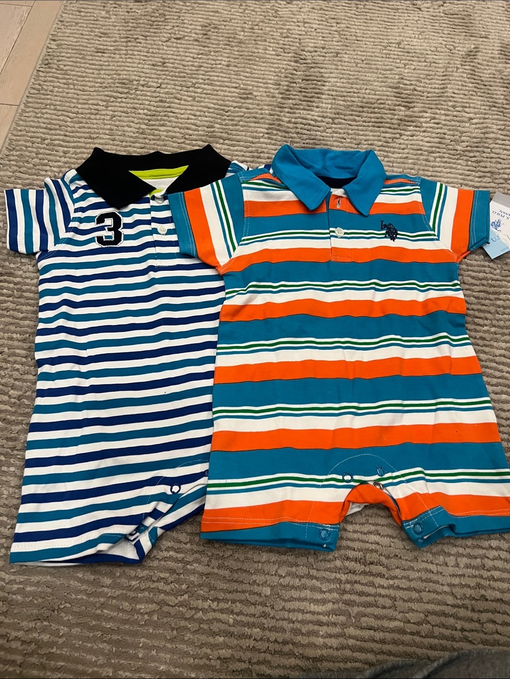 US Polo Association Baby Boy onesies - 2 pieces